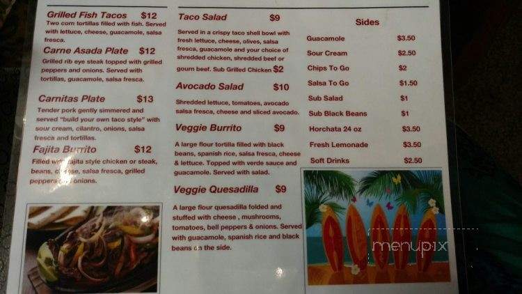 Guadalajara Grill - Laie, HI menu_pic