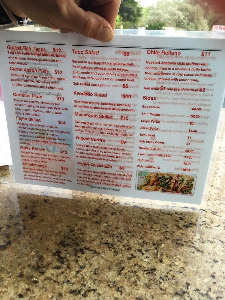 Guadalajara Grill - Laie, HI menu_pic