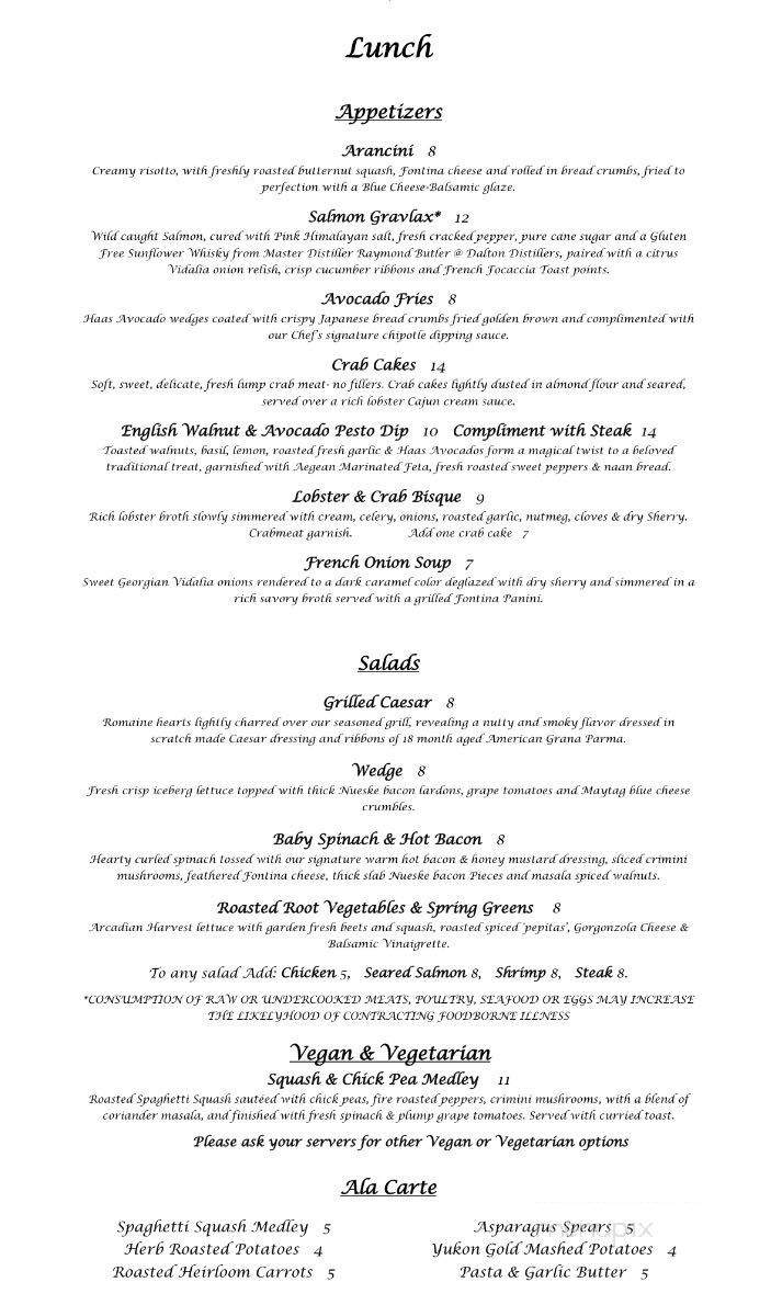 Cyra's - Dalton, GA menu_pic