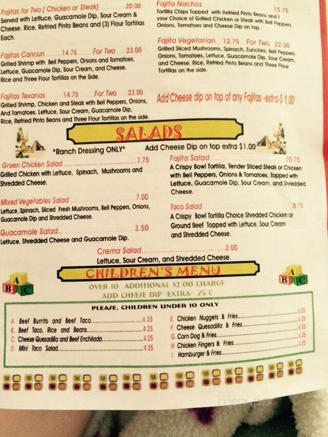 Rey Azteca - Pittsburgh, PA menu_pic