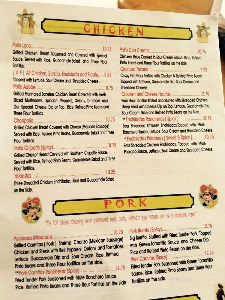 Rey Azteca - Pittsburgh, PA menu_pic