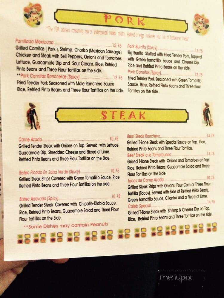 Rey Azteca - Pittsburgh, PA menu_pic