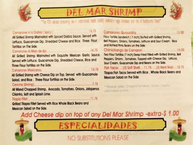 Rey Azteca - Pittsburgh, PA menu_pic