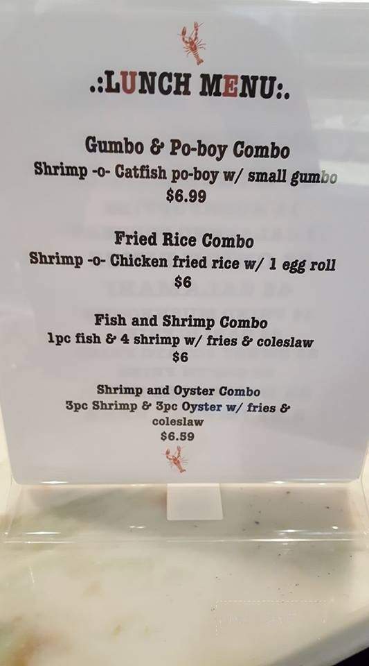 68 Crawfish & Seafood - Houston, TX menu_pic