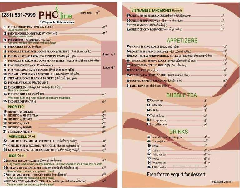 /28757884/Pho-Line-Menu-Houston-TX - Houston, TX