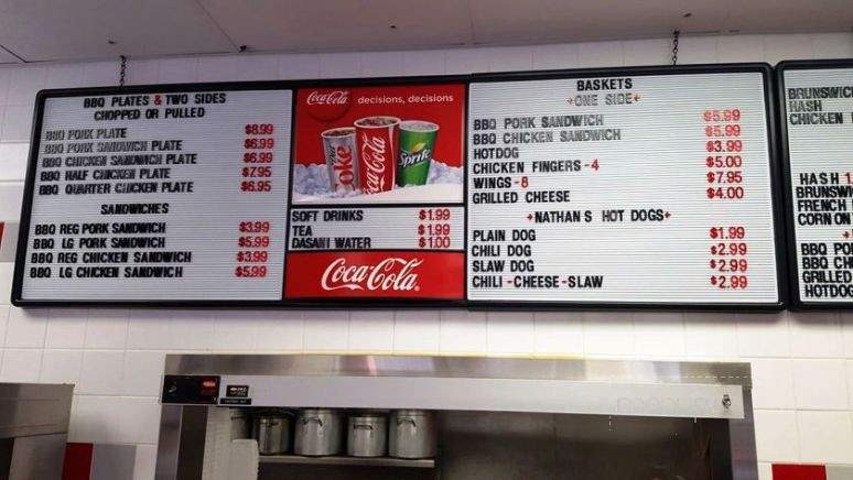 JB's Smokin' Pig - Watkinsville, GA menu_pic