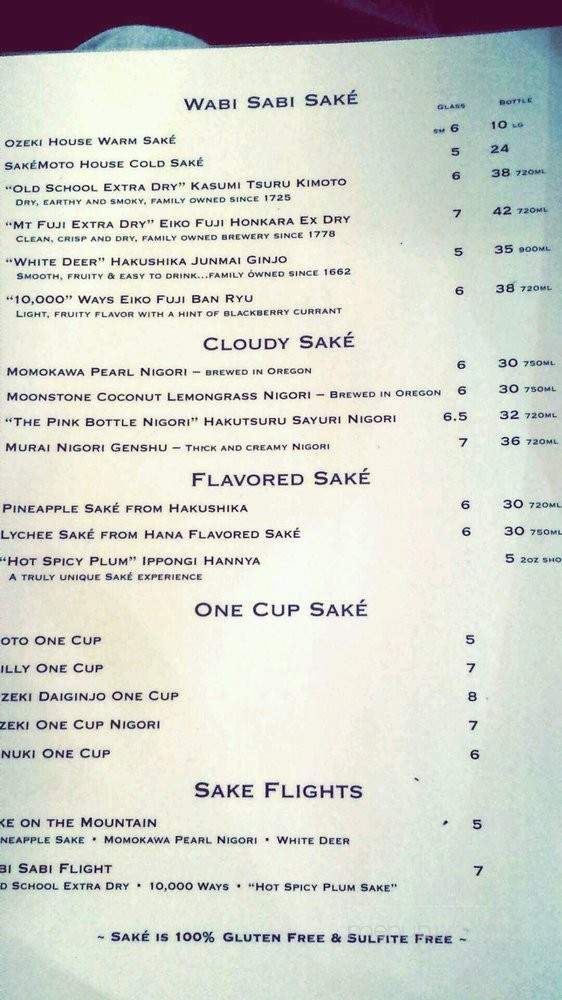 Wabi Sabi Kitchen - Welches, OR menu_pic