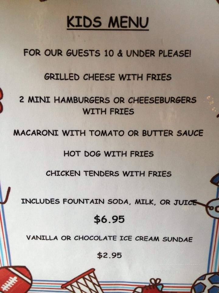 The Grill Room at Patriot Hills - Stony Point, NY menu_pic