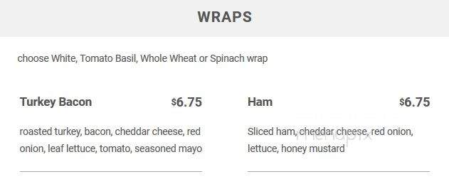 Fay's Willow Tree Coffee and Bakery - Olivet, MI menu_pic