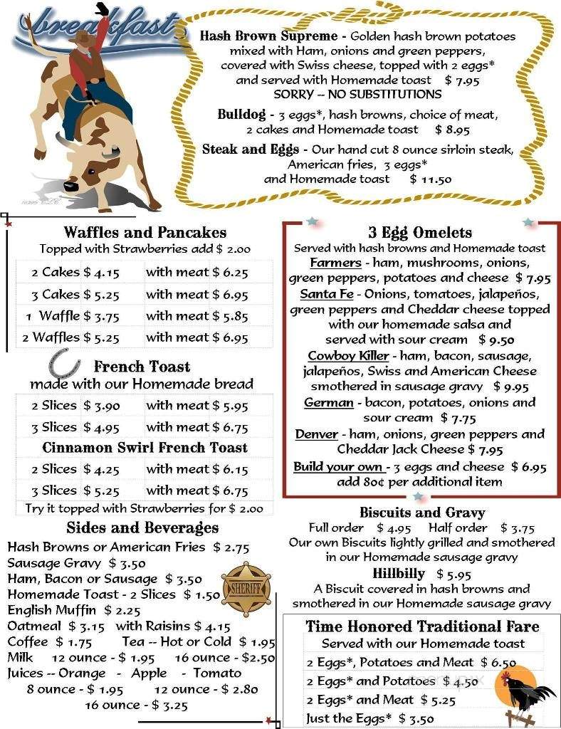 Menu of Pure Country Family Restaurant in Sault Ste. Marie, MI 49783