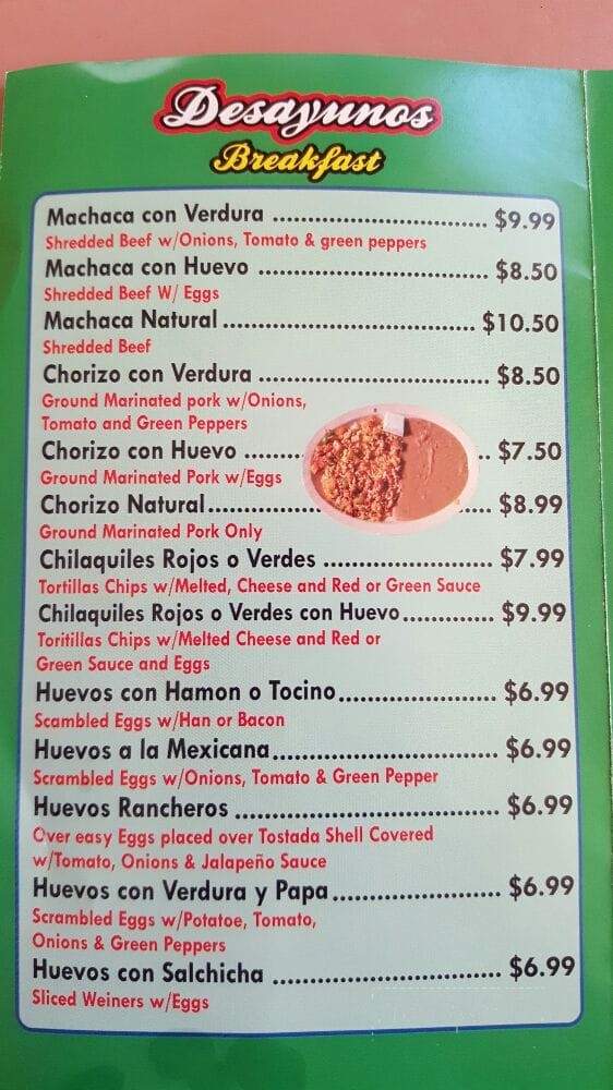 Mariscos Badiraguato - Los Angeles, CA menu_pic