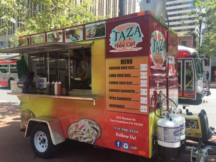 Taza Halal Cart - San Francisco, CA menu_pic