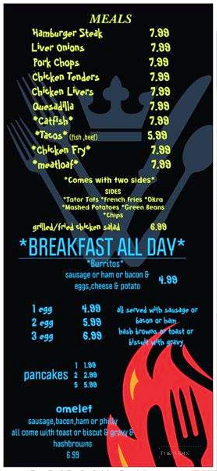Fat Boy's - Wichita Falls, TX menu_pic