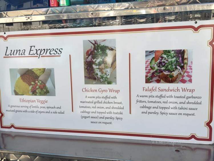 Luna Express - San Francisco, CA menu_pic