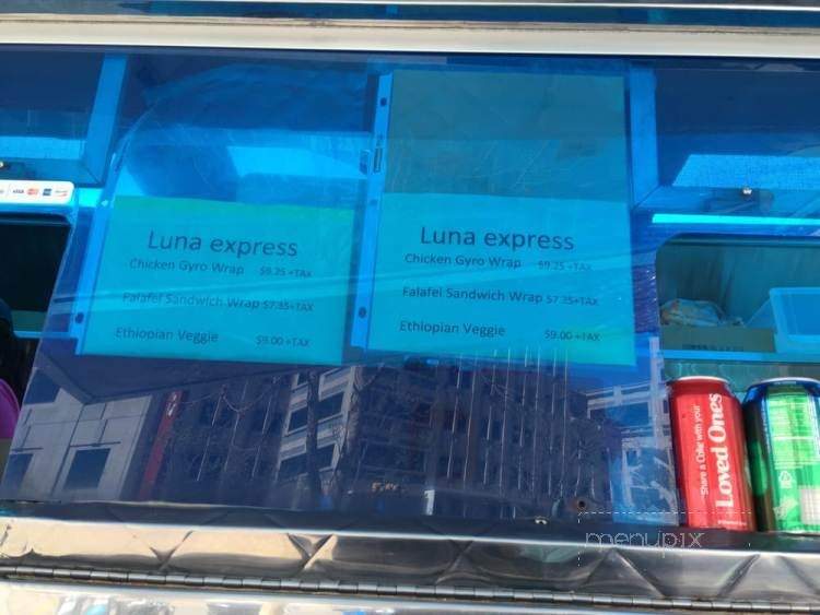 Luna Express - San Francisco, CA menu_pic