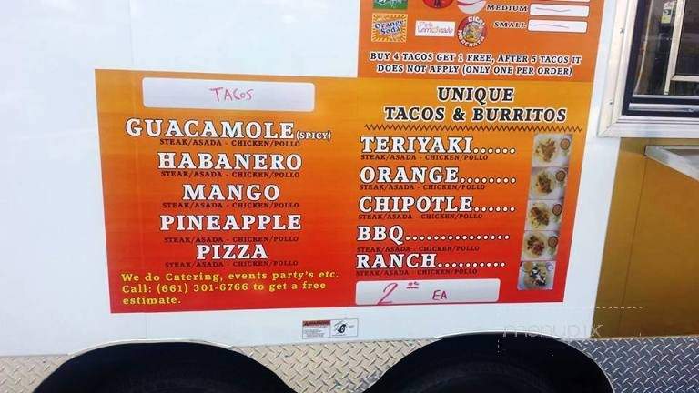 JS Gold Tacos - Bakersfield, CA menu_pic