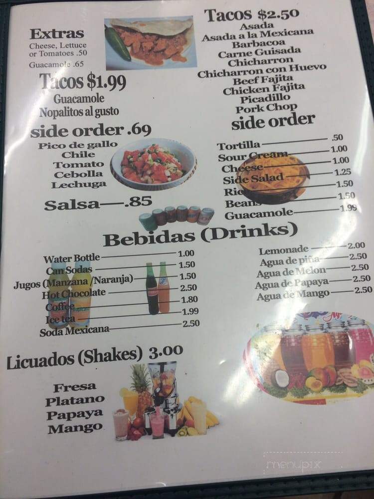 Elsa's Restaurant - San Antonio, TX menu_pic