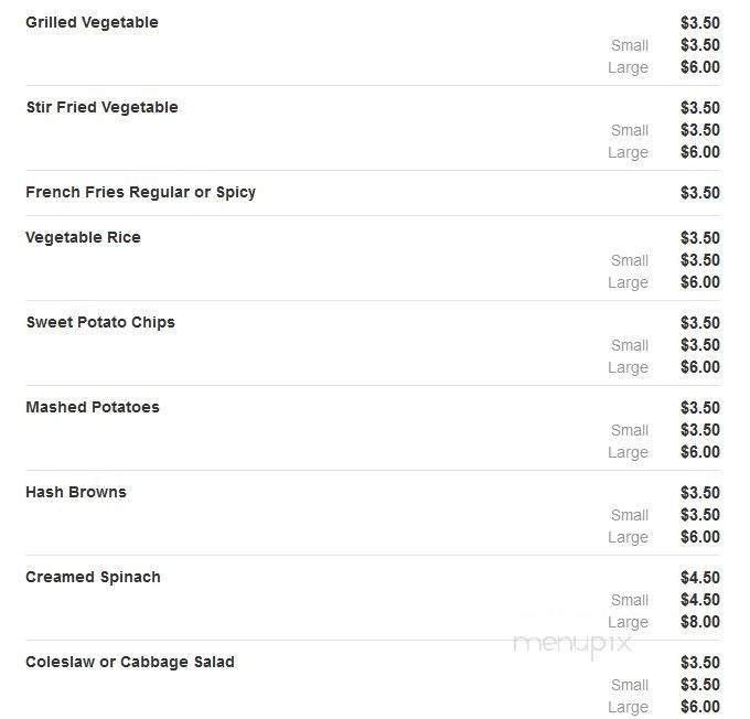 Cafe' 28 - Brooklyn, NY menu_pic
