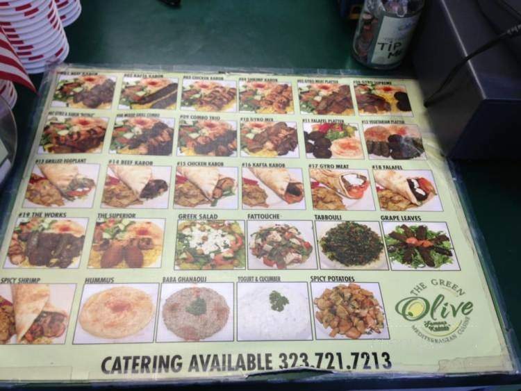 The Green Olive - Vernon, CA menu_pic