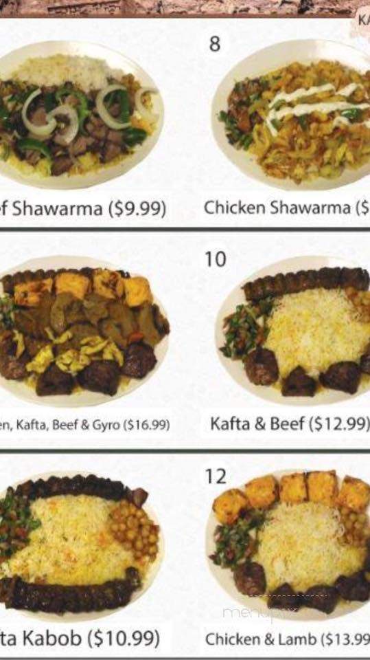 Andy's Kabobs,Gyro & Wraps - Waldorf, MD menu_pic