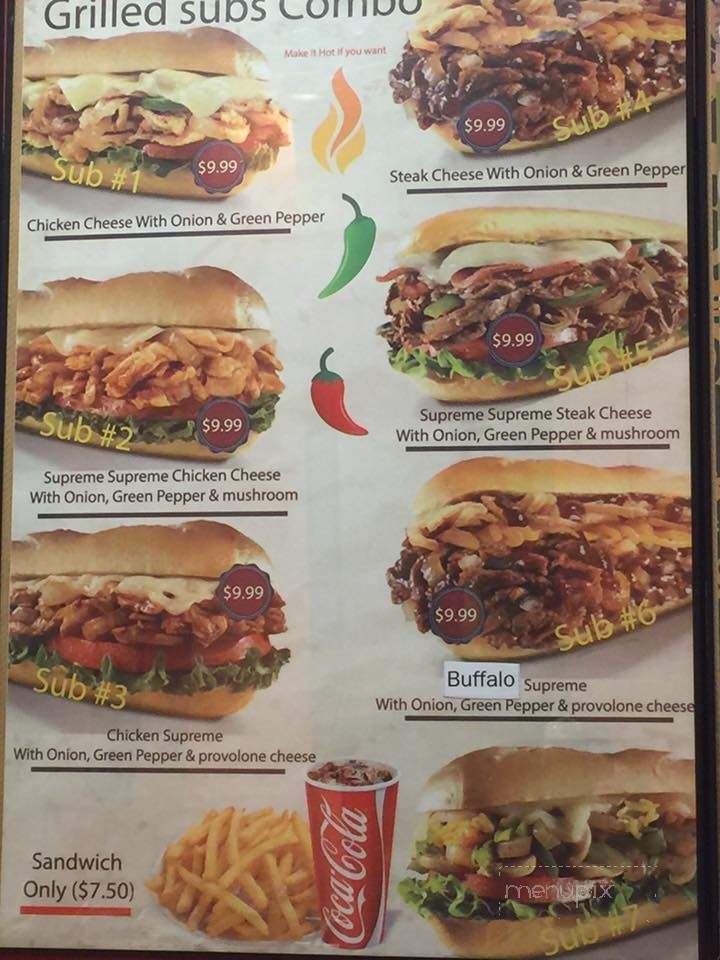 Andy's Kabobs,Gyro & Wraps - Waldorf, MD menu_pic