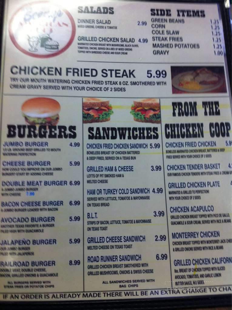 Benny's Taco's - San Antonio, TX menu_pic