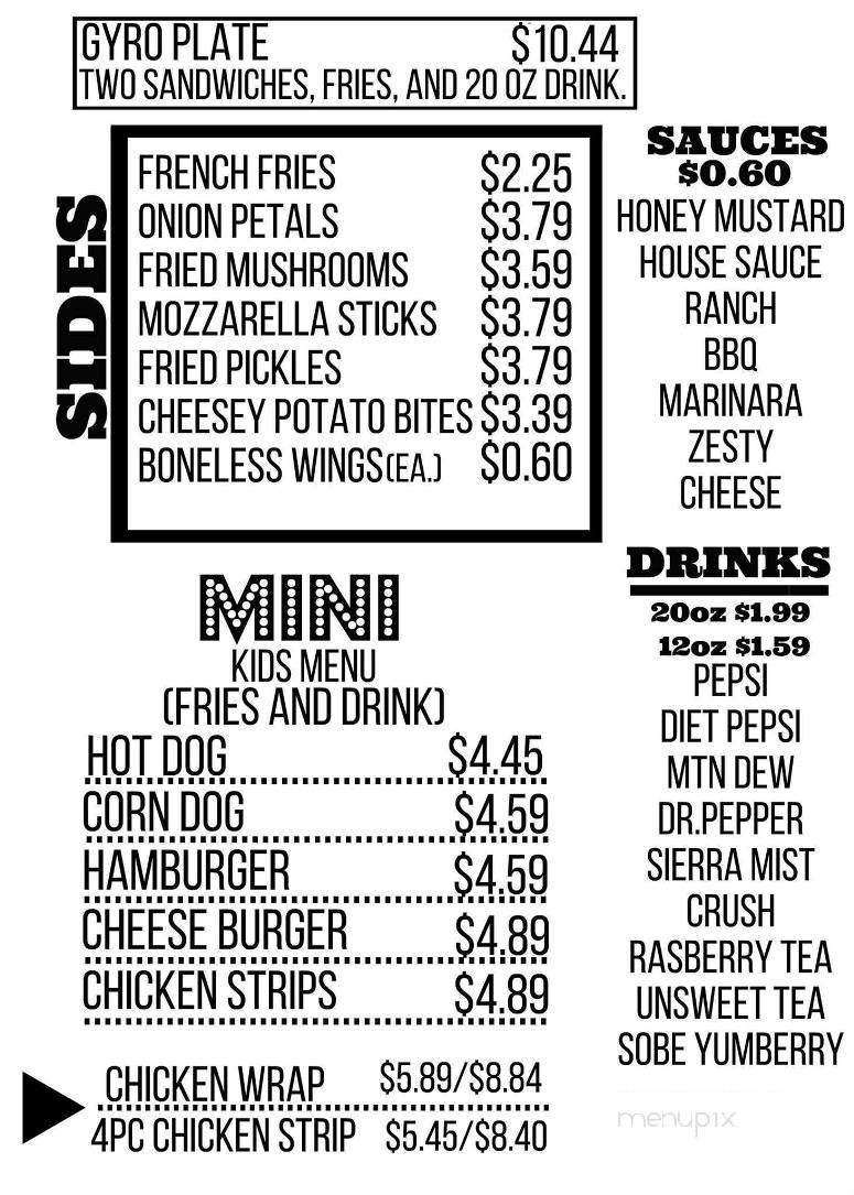 Doggers - Rensselaer, IN menu_pic