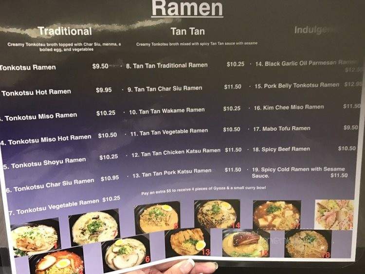 Chef's Ramen - Honolulu, HI menu_pic