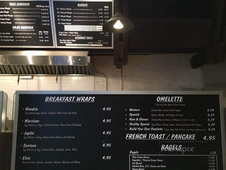 Fillmore Delicatessen - New York, NY menu_pic