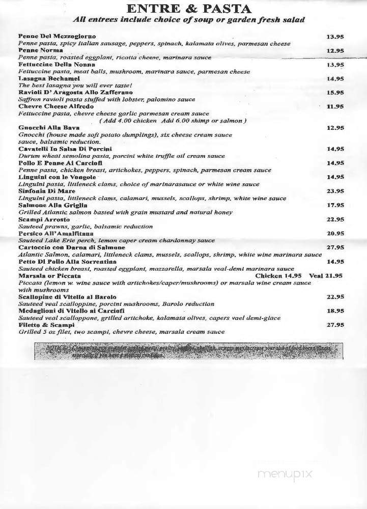 Rosa Mexicana Restaurante - Lincoln Park, MI menu_pic