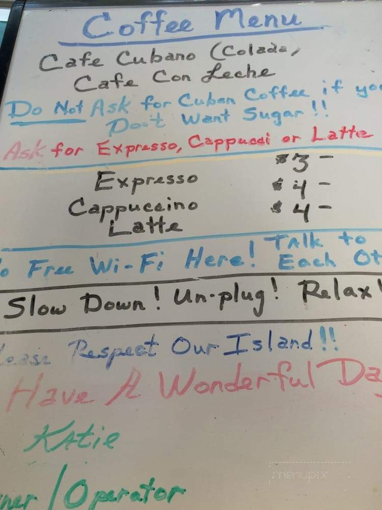 Lobster Shack - Islamorada, FL menu_pic