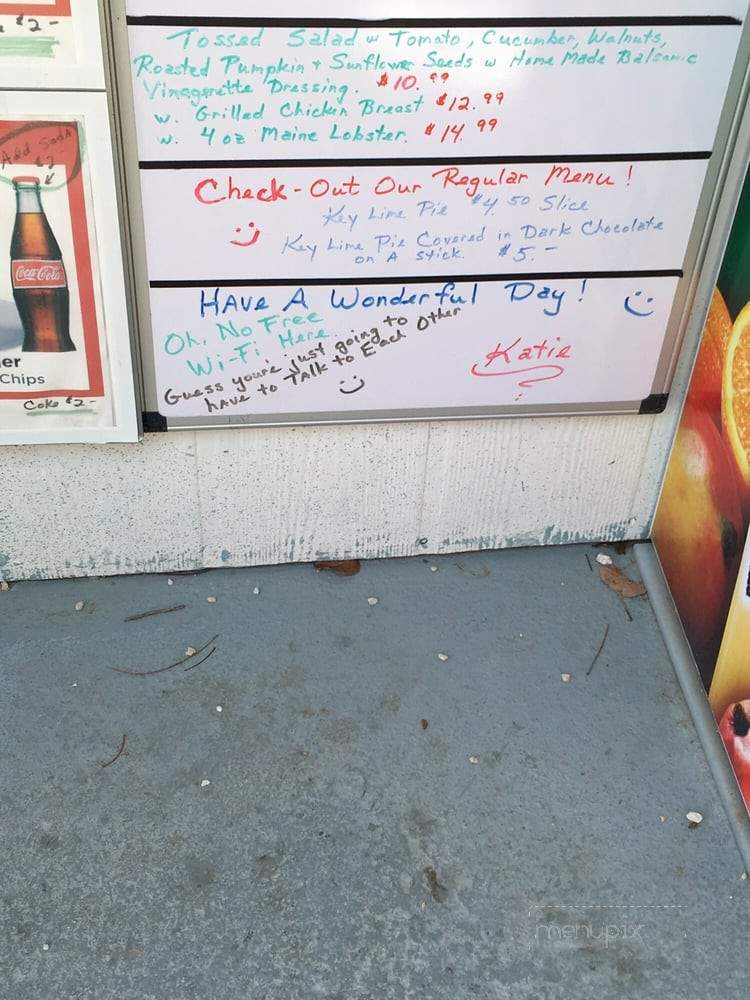 Lobster Shack - Islamorada, FL menu_pic