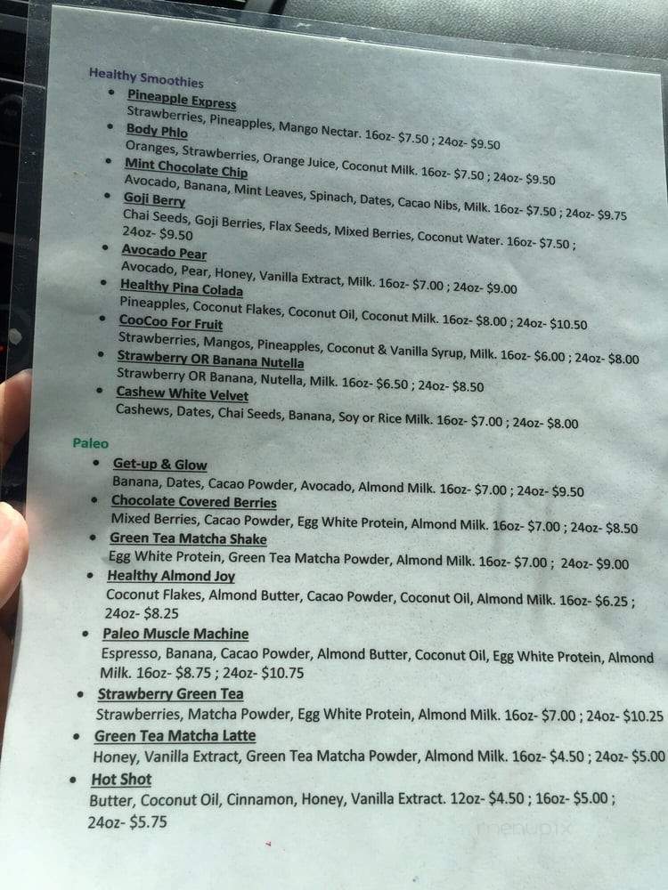 Fitspresso - Anchorage, AK menu_pic