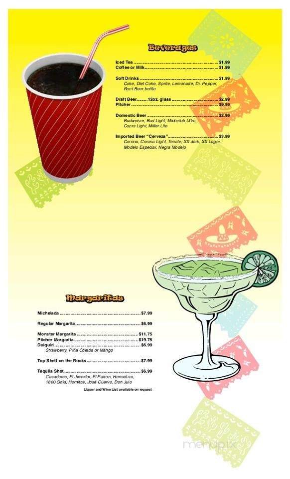 El Patio - Keithville, LA menu_pic