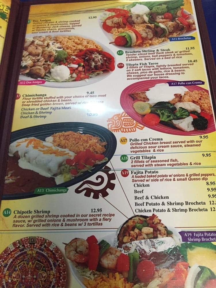 Jose Tequila's - Marshall, TX menu_pic