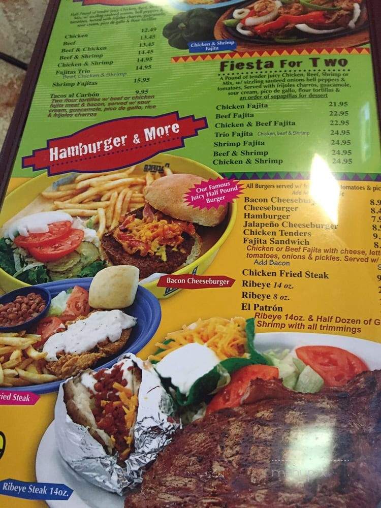 Jose Tequila's - Marshall, TX menu_pic