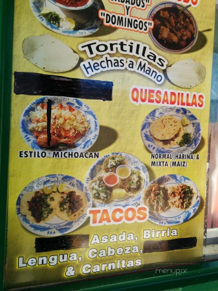 Taqueria Mi Lindo Michoacan - Wichita, KS menu_pic