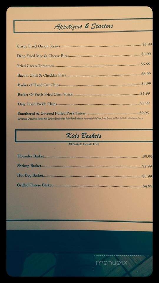 Stephen's - Georgetown, SC menu_pic