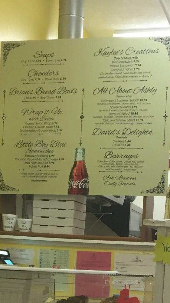 Kaylee Ruth's Kitchenette - Amesbury, MA menu_pic