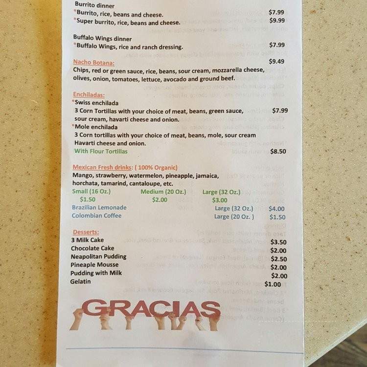 Mi Casa Es Su Casa - Lincoln Park, MI menu_pic