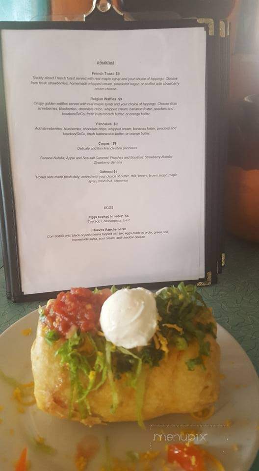 Blue Mountain Cafe - Taos, NM menu_pic