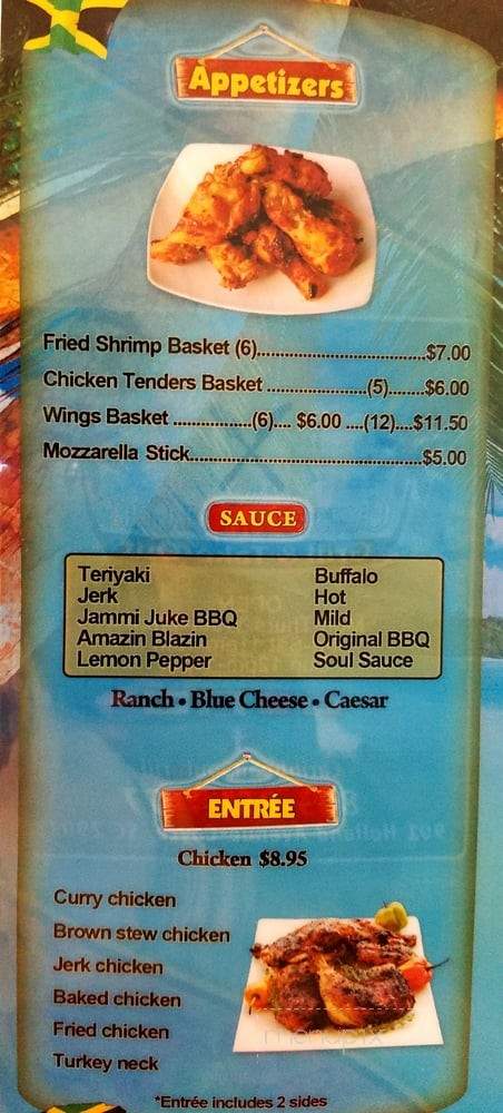 Caribbean Soul Grill - Cayce, SC menu_pic