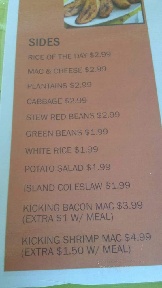 One Love Island &Soul Food - Jesup, GA menu_pic
