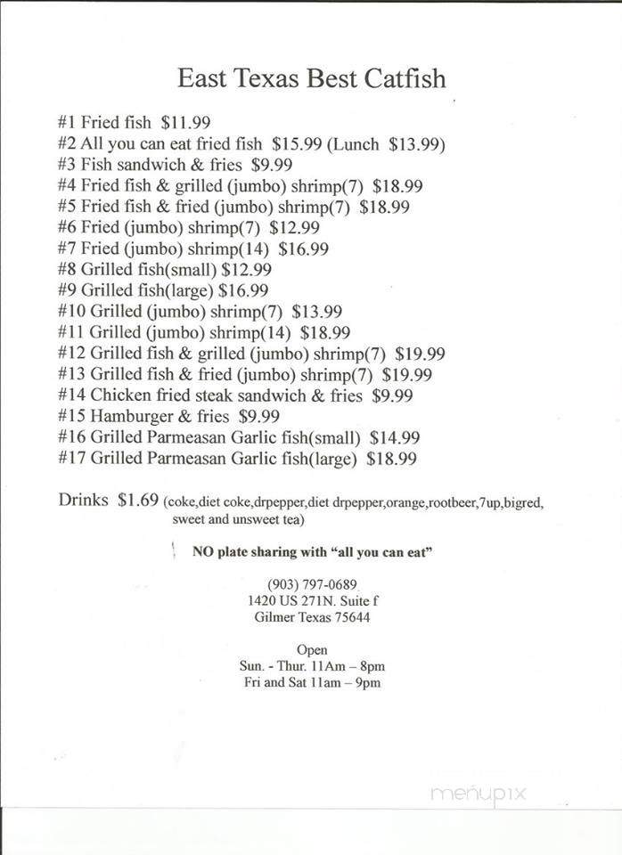 /28833829/East-Texas-Best-Catfish-Gilmer-TX - Gilmer, TX