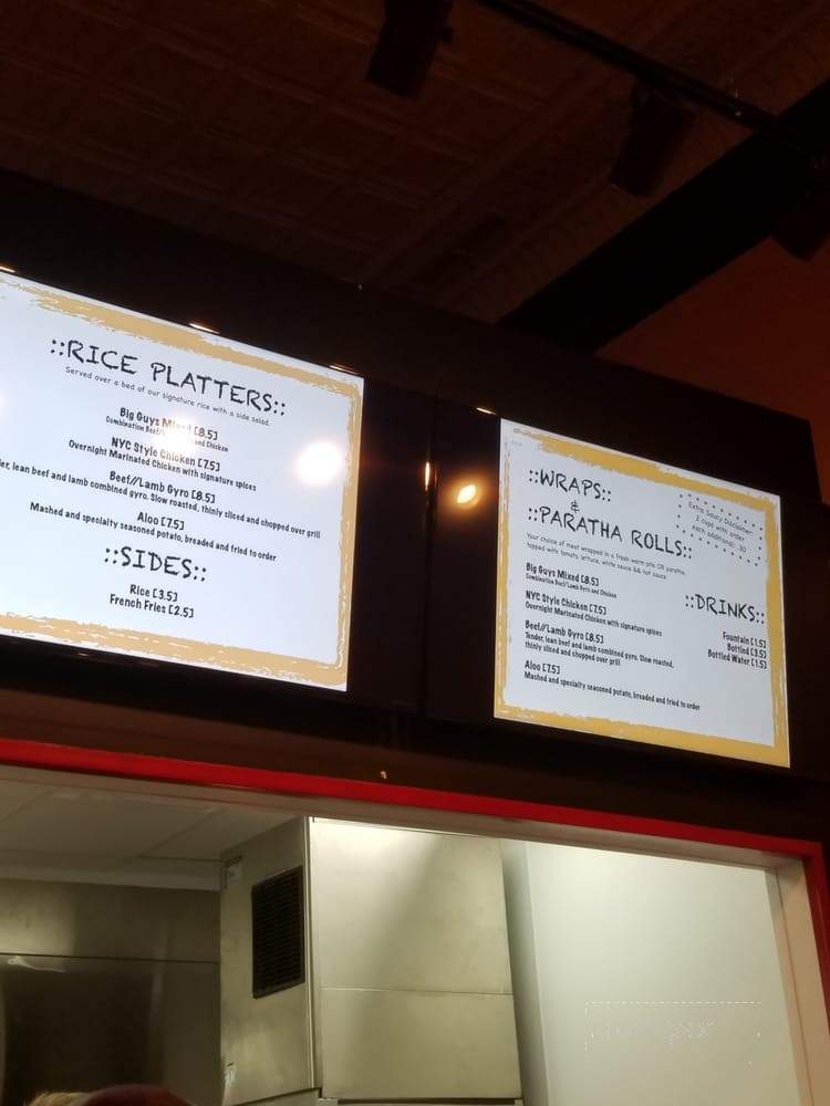 Big Guy's Chicken & Rice - Dallas, TX menu_pic