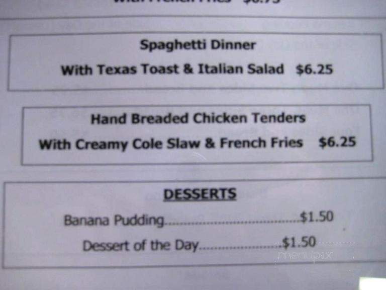Decatur General Cafe - Decatur, AL menu_pic