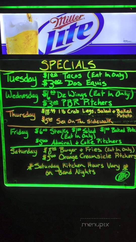 The After Dark - Clearfield, PA menu_pic