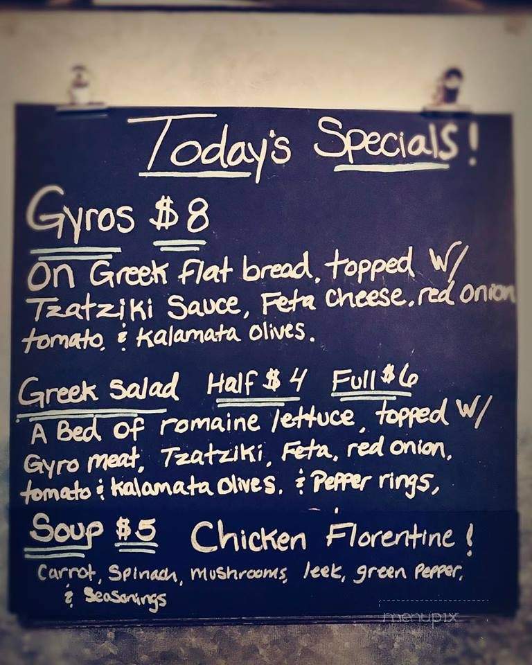 Main Street Coffee - Pilot Mountain, NC menu_pic
