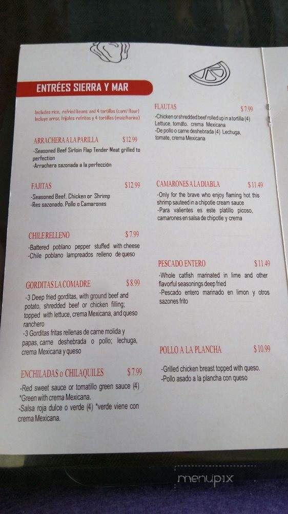Los Compadres Mexican Grill - Wichita, KS menu_pic