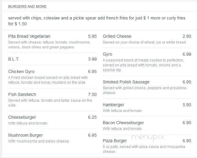 Manny's Pizza - Palm Coast, FL menu_pic